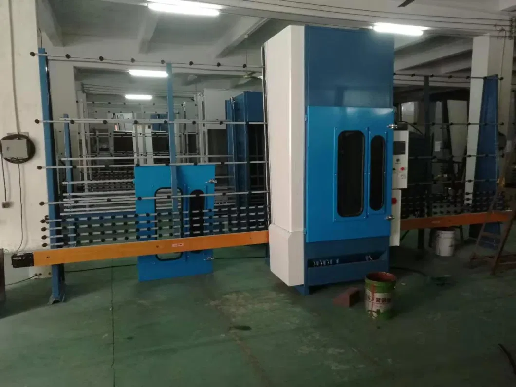 Decorate Glass Processing Vertical Flat Glass Frosting Sand Blasting Machine for Sale Glass Factory